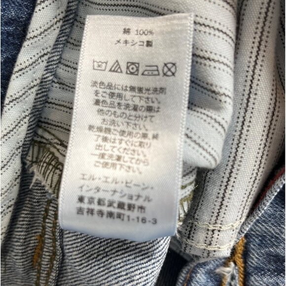 LL Bean Jeans Medium Wash Mens 42 X 30 Blue - Picture 10 of 10